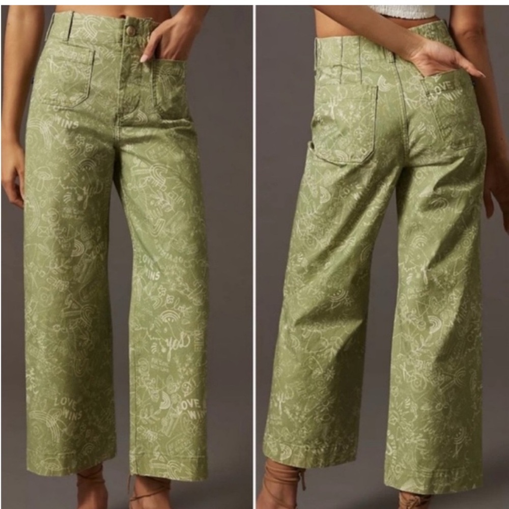 Anthropologie Pilcro Wide leg pants